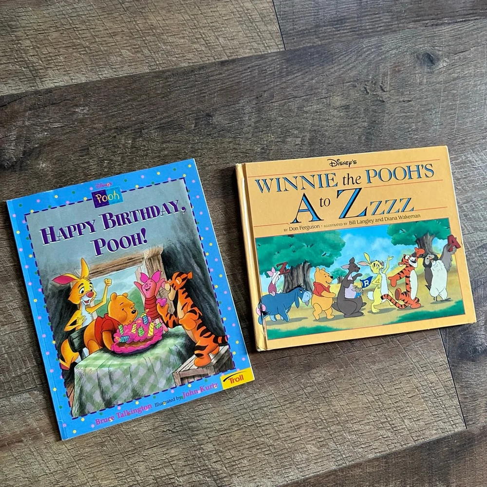 Birthday Disney Winnie the Pooh Books set 90’s